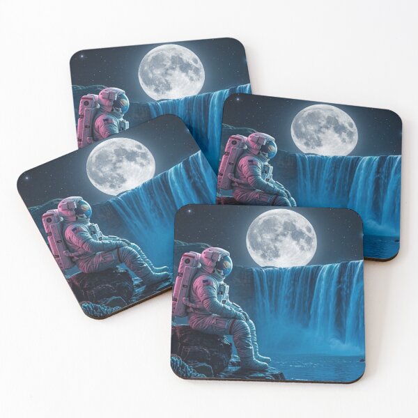 Item preview, The Lone Astronaut of the Lunar Abyss designed and sold by Archive Studio.