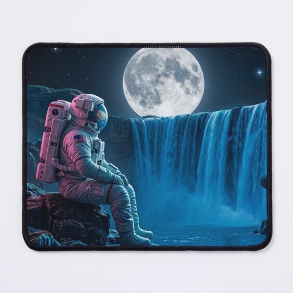 Item preview, The Lone Astronaut of the Lunar Abyss designed and sold by Archive Studio.