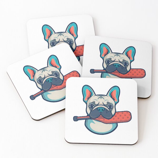 Item preview, Pickleball French Bulldog Sticker Style T-Shirt designed and sold by Breed And Build.