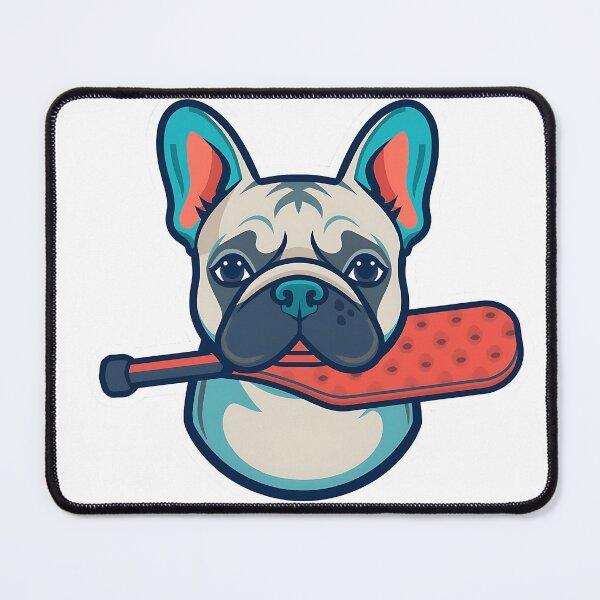 Item preview, Pickleball French Bulldog Sticker Style T-Shirt designed and sold by Breed And Build.