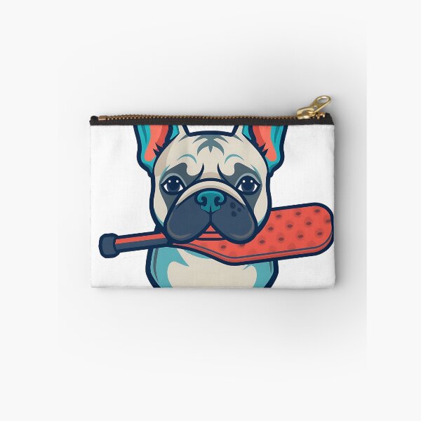 Item preview, Pickleball French Bulldog Sticker Style T-Shirt designed and sold by Breed And Build.
