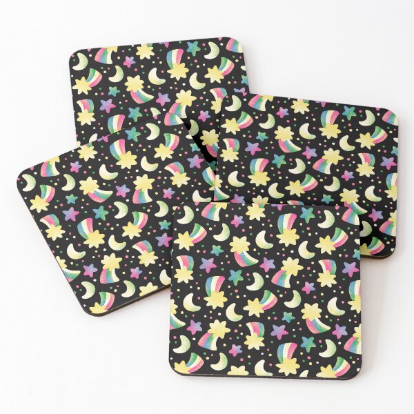 Item preview, Rainbow Shooting Stars designed and sold by Midnight Coffee.