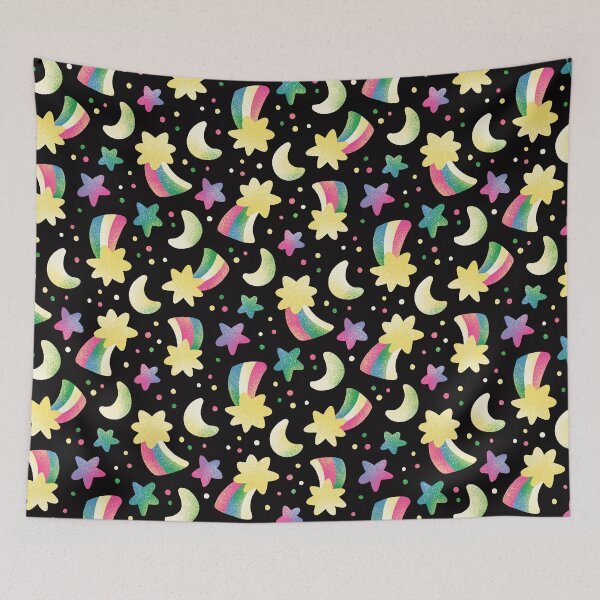 Item preview, Rainbow Shooting Stars designed and sold by Midnight Coffee.