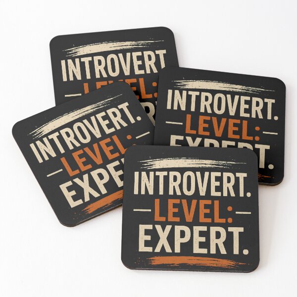 Item preview, Introvert Level Expert – Funny Anti Social Humor T-Shirt | Vintage Grunge Typography Tee designed and sold by Offbeat Outfitters.