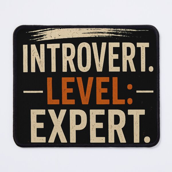 Item preview, Introvert Level Expert – Funny Anti Social Humor T-Shirt | Vintage Grunge Typography Tee designed and sold by Offbeat Outfitters.