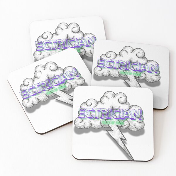 Item preview, grey cloud volt - electrician pride art designed and sold by ink sync.