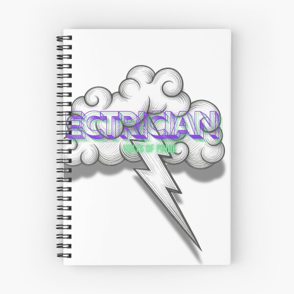 Item preview, grey cloud volt - electrician pride art designed and sold by ink sync.
