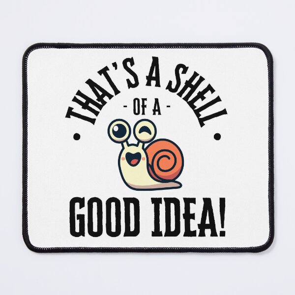 Item preview, Vintage Snail - "That's A Shell Of A Good Idea" designed and sold by Denskie.