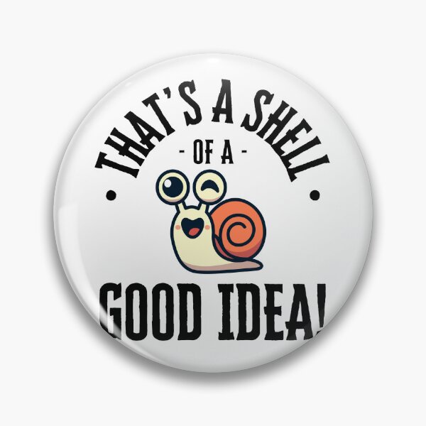 Item preview, Vintage Snail - "That's A Shell Of A Good Idea" designed and sold by Denskie.
