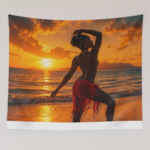 Item preview, Sunset Ritual – Ocean Silhouette designed and sold by TedKentPhoto.