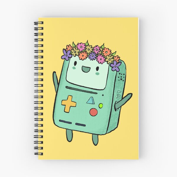 Item preview, Cute BMO Adventure Time Floral Crown Illustration designed and sold by All That Jazz Store.