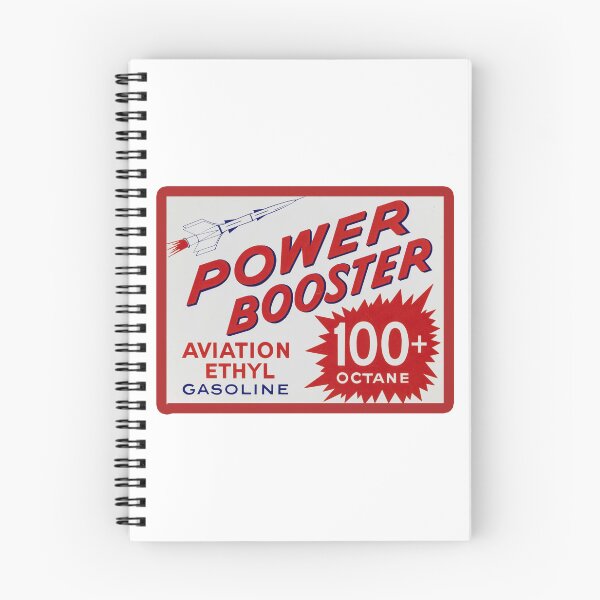 Item preview, Vintage Power Booster Aviation Ethyl Gasoline designed and sold by QuayTradingCo.