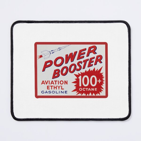 Item preview, Vintage Power Booster Aviation Ethyl Gasoline designed and sold by QuayTradingCo.