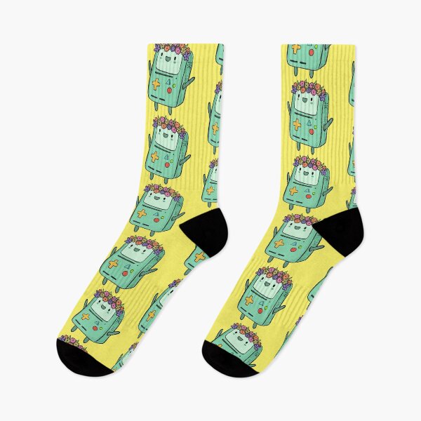 Item preview, Cute BMO Adventure Time Floral Crown Illustration designed and sold by All That Jazz Store.