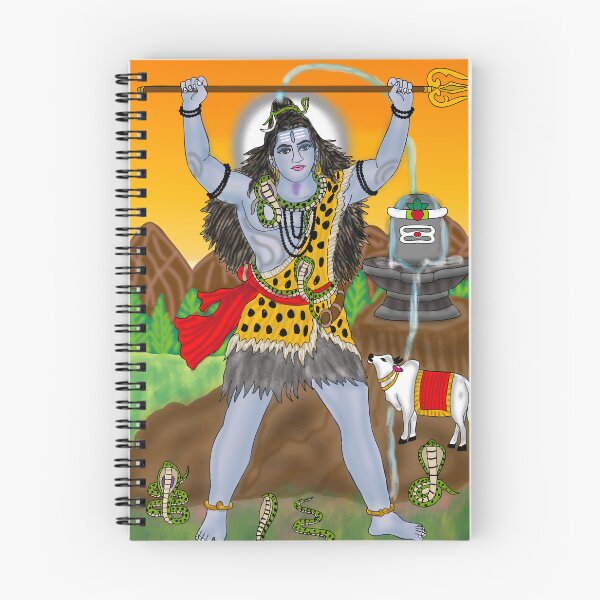 Item preview, Shankar Divine Artwork – Hindu Lord Shiva Spiritual Illustration designed and sold by Harshit_Digital_Arts.