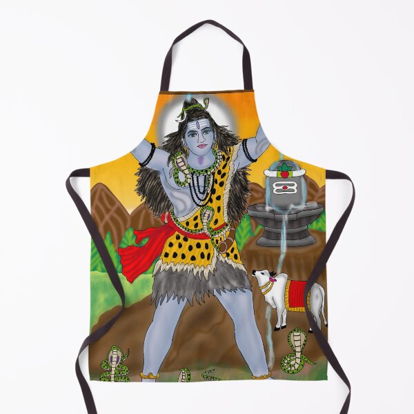 Item preview, Shankar Divine Artwork – Hindu Lord Shiva Spiritual Illustration designed and sold by Harshit_Digital_Arts.