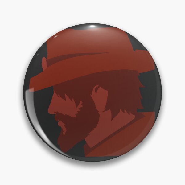 Item preview, Cassidy Overwatch Hero Silhouette Icon designed and sold by hallecakes.