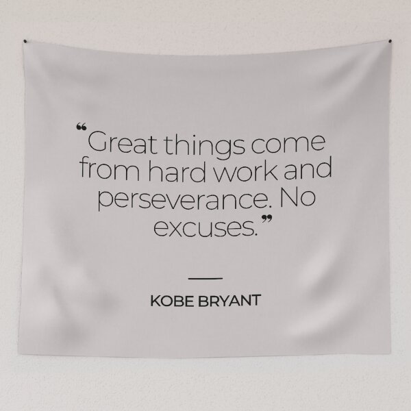 Item preview, Kobe Bryant Famous Quotes designed and sold by TonsPOD.