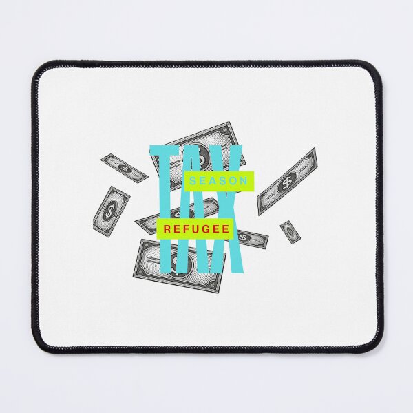 Item preview, dollar bills flying tax season refugee designed and sold by ink sync.