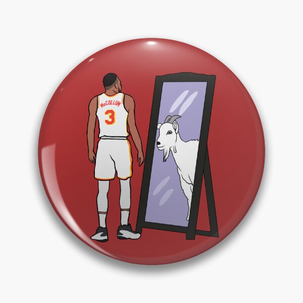 Item preview, CJ McCollum Mirror GOAT Atlanta designed and sold by RatTrapTees.
