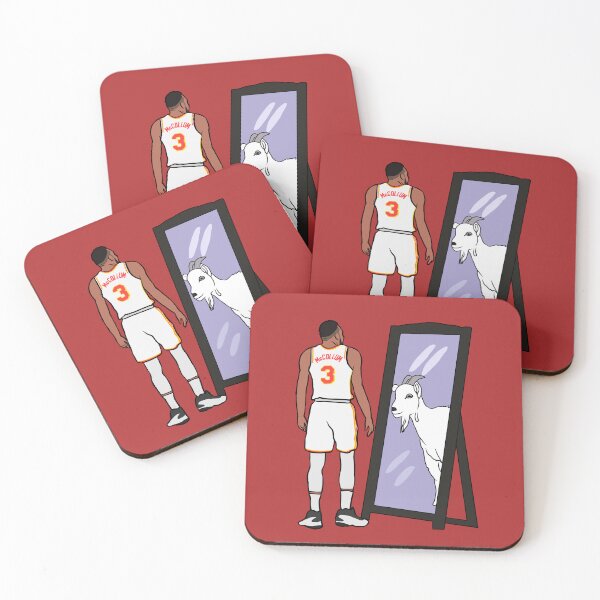Item preview, CJ McCollum Mirror GOAT Atlanta designed and sold by RatTrapTees.