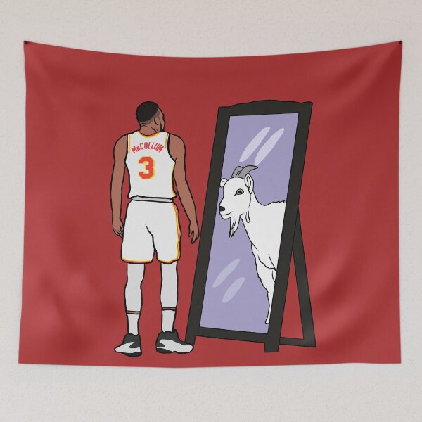 Item preview, CJ McCollum Mirror GOAT Atlanta designed and sold by RatTrapTees.