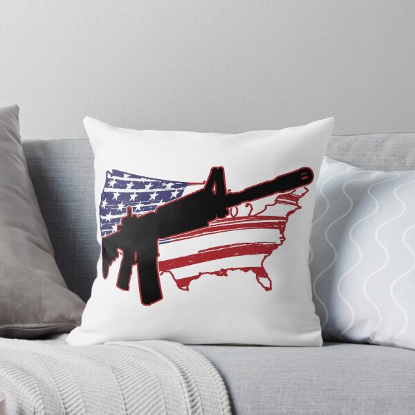 Item preview, AR-15 and Red, White, and Blue USA Map designed and sold by HectorCantres.