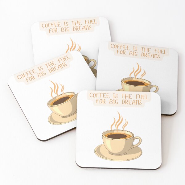 Item preview, Coffee is the Fuel for Big Dreams designed and sold by zy444.