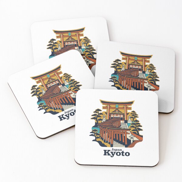 Item preview, Kyoto Fushimi Inari Shrine Retro Graphic designed and sold by Inkworksbyshery.