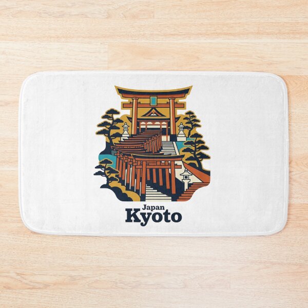 Item preview, Kyoto Fushimi Inari Shrine Retro Graphic designed and sold by Inkworksbyshery.