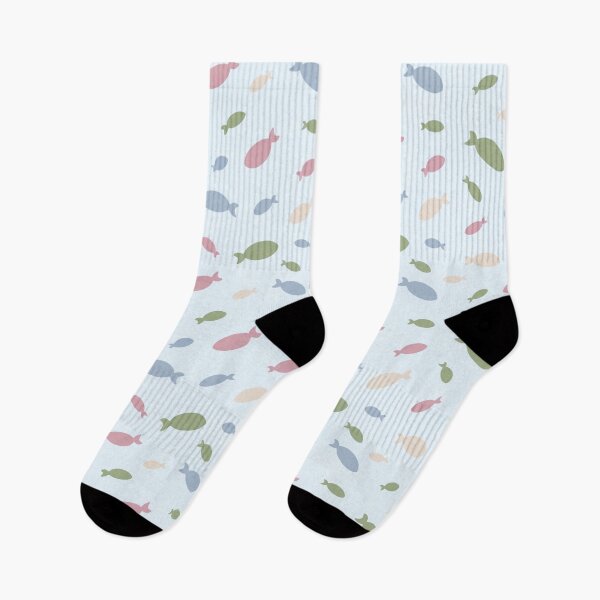 Item preview, Fish pattern Light blue  designed and sold by janine-ilustra.