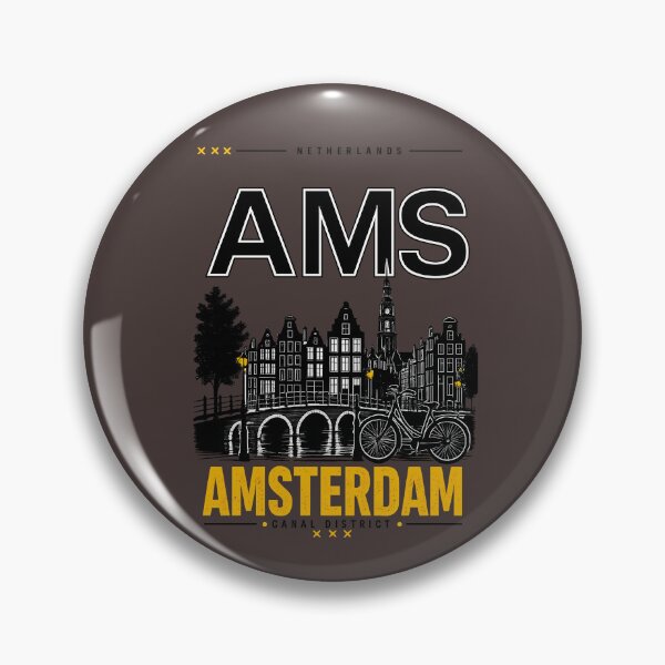 Item preview, Amsterdam Canal District AMS Vintage City Design designed and sold by My Cool Store.