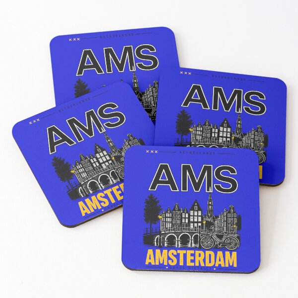 Item preview, Amsterdam Canal District AMS Vintage City Design designed and sold by My Cool Store.