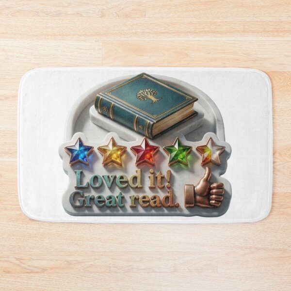 Item preview, 4.5 Star Book Review Novel Recommendation Art designed and sold by Digital Duniyah.