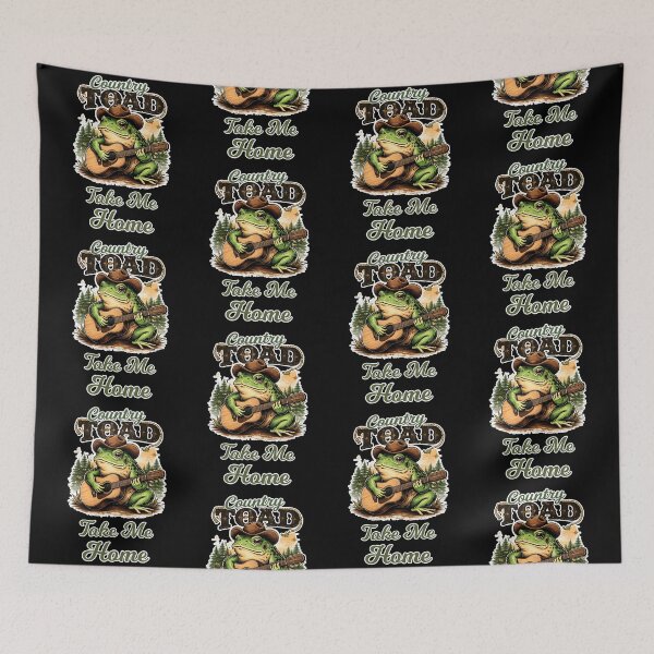 Item preview, Country Toad Take Me Home  designed and sold by WoodburyLake.