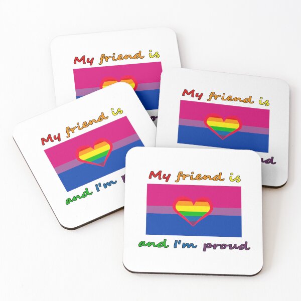 Aperçu de l'œuvre Bisexual friend (rainbow version) créée et vendue par MatanteVargeuse.