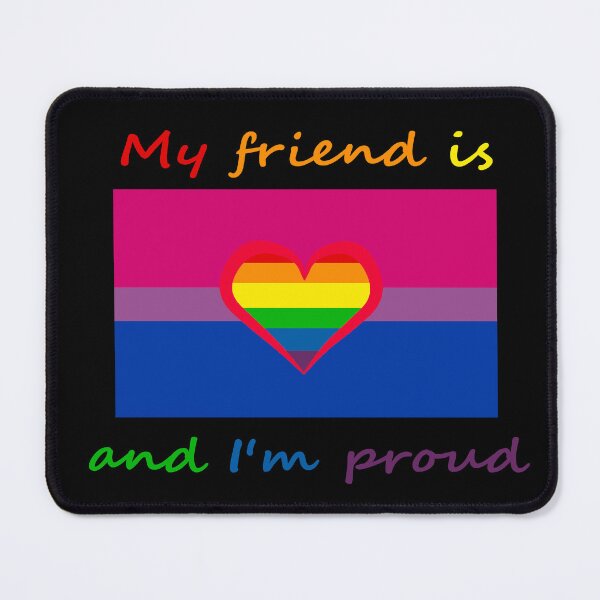 Aperçu de l'œuvre Bisexual friend (rainbow version) créée et vendue par MatanteVargeuse.
