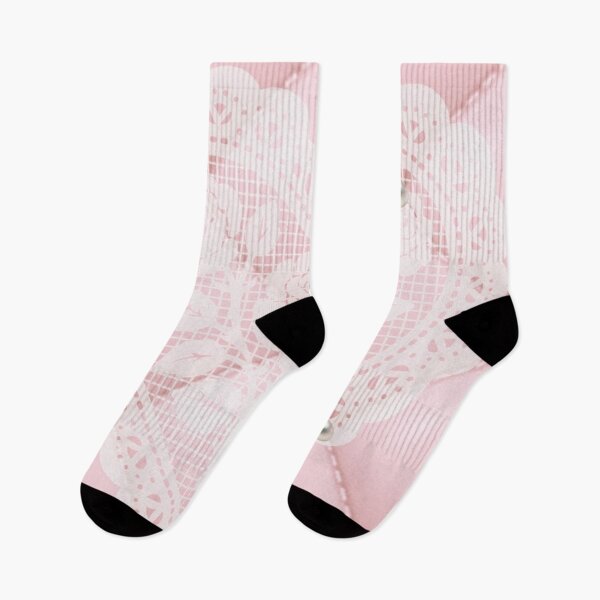 Item preview, pink quilted texture with pearls and lace rose detail designed and sold by meuliasshop.