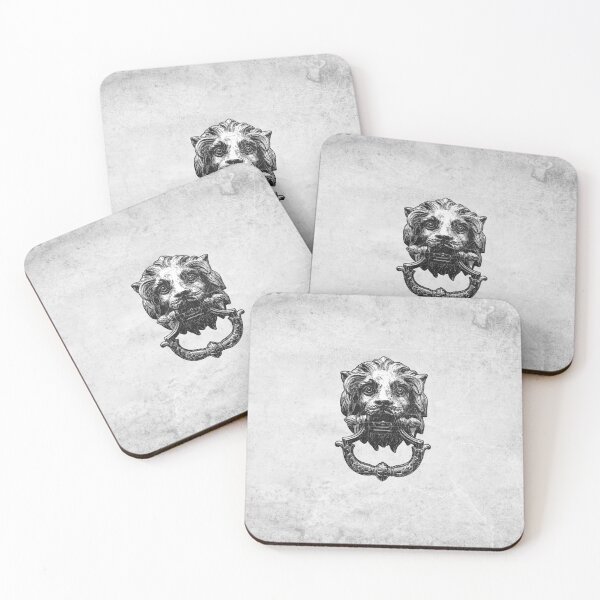 Item preview, Gothic Lion Door Knocker Dark Victorian Haunted Mansion Sticker designed and sold by Ghoul Enterprises.