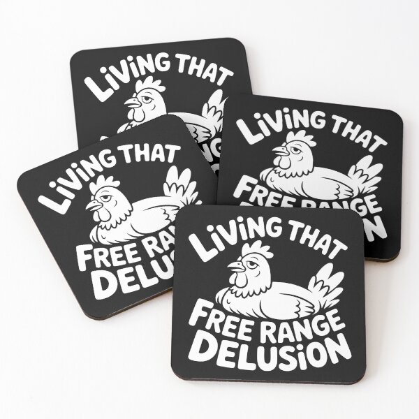 Item preview, Living That Free Range Delusion designed and sold by theartfulaspie.