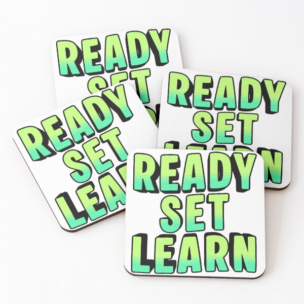 Item preview, Ready Set Learn - Vibrant Gradient Back to School Typography designed and sold by VibranPalette.