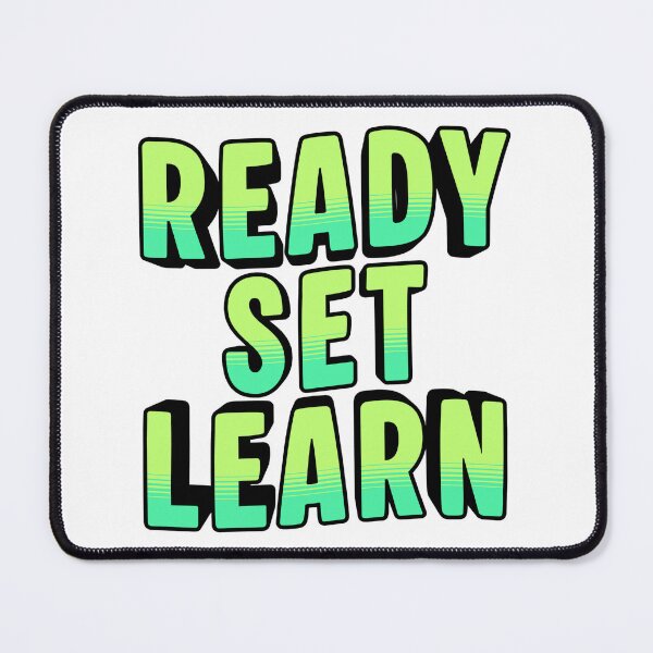 Item preview, Ready Set Learn - Vibrant Gradient Back to School Typography designed and sold by VibranPalette.