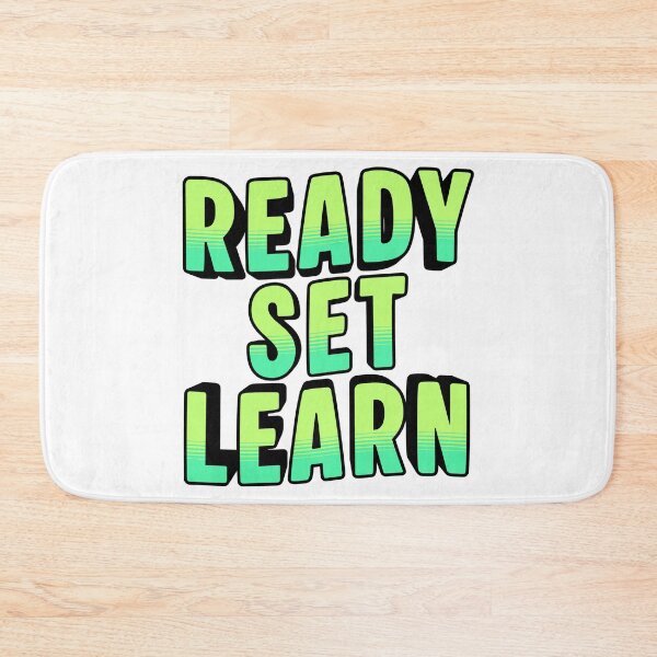 Item preview, Ready Set Learn - Vibrant Gradient Back to School Typography designed and sold by VibranPalette.