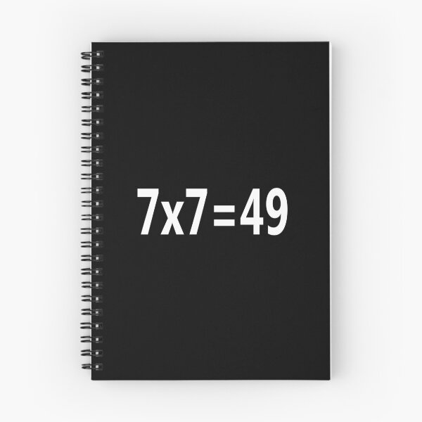 Item preview, 7x7=49 numeric graphic designed and sold by ModdiesColors.
