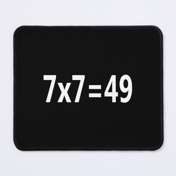 Item preview, 7x7=49 numeric graphic designed and sold by ModdiesColors.