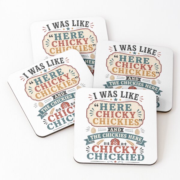 Item preview, Funny Retro Here Chicky Chickies Backyard Farm Life Quote designed and sold by axiksa10.