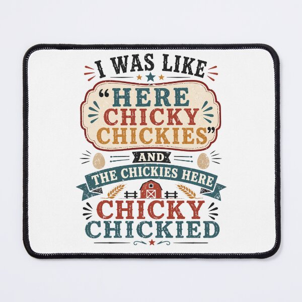 Item preview, Funny Retro Here Chicky Chickies Backyard Farm Life Quote designed and sold by axiksa10.