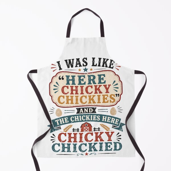 Item preview, Funny Retro Here Chicky Chickies Backyard Farm Life Quote designed and sold by axiksa10.