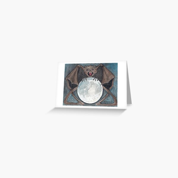 Lunar Chimera Greeting Card