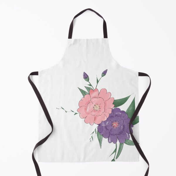 Item preview, Elegant pink and purple watercolor floral illustration  designed and sold by lunara-4.